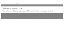 Tablet Screenshot of mywealthcareonline.com